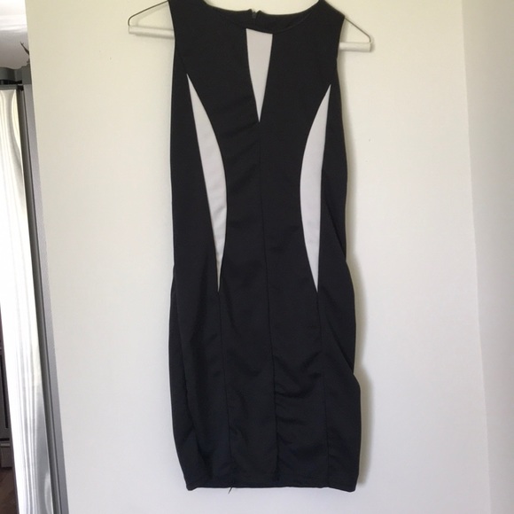Dresses & Skirts - Black and White Mini Dress  NWOT